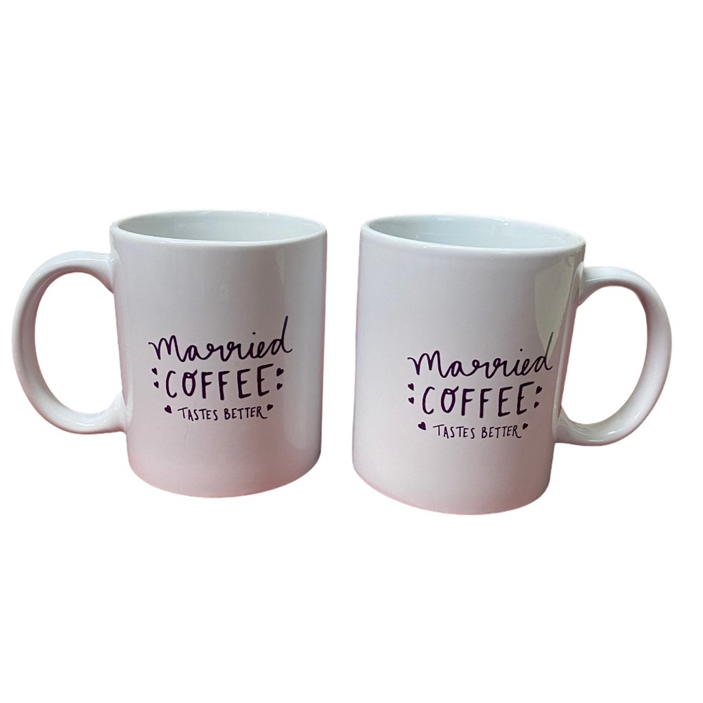 Beautiful set of Bath & Beyond Mug set of two